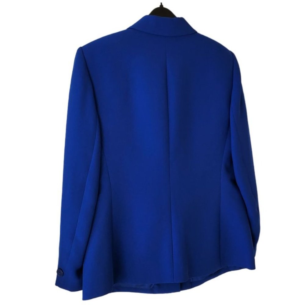 Petite Sophisticate Vintage Single-Breasted Blazer | NWT | 10P | Royal Blue - Picture 5 of 13